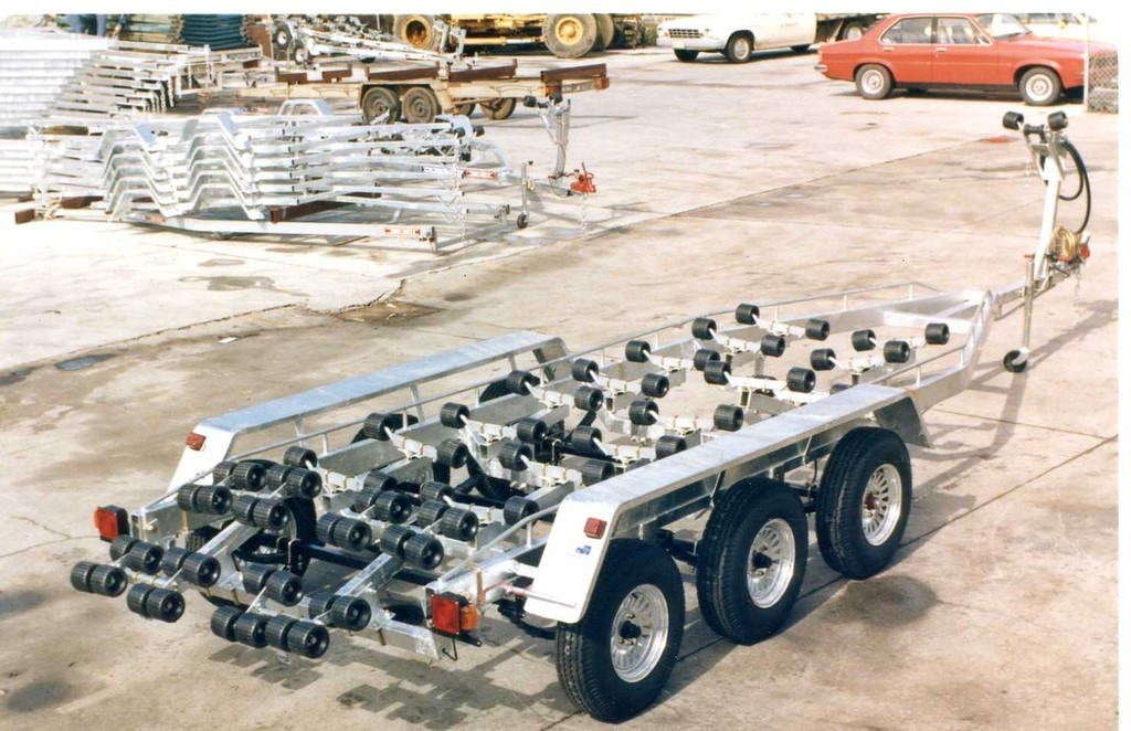 There have been surprisingly few changes to the Dunbier Supa Rolla trailer over the years. photo copyright Sandman PR http://www.sandmanpr.com.au taken at  and featuring the  class