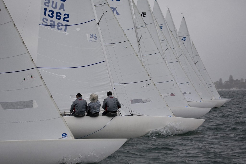 Race 2 start - Etchells Lake Macquarie Spring Regatta © Kylie Wilson Positive Image - copyright http://www.positiveimage.com.au/etchells