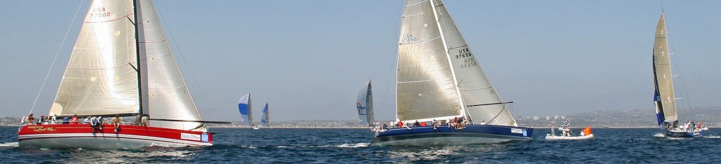 Holua leads Pendragon IV around the windward mark to follow the fleet downwind  - First Team Regatta for the Hoag Cup-Day 1  © Rich Roberts http://www.UnderTheSunPhotos.com