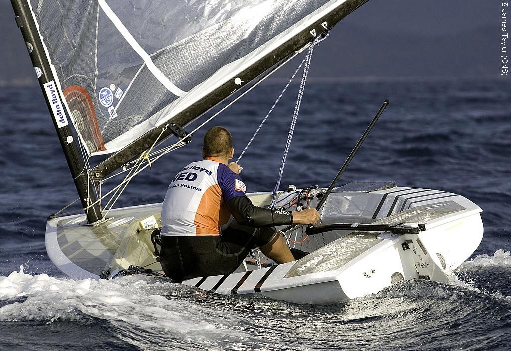 Pieter Jan Postma NED - Finn European Championship 2008 © James Taylor