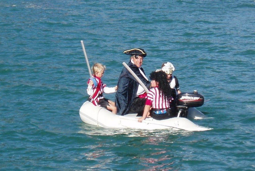 First Pirate raiding party rows ashore photo copyright Jane Pares - IMB taken at  and featuring the  class