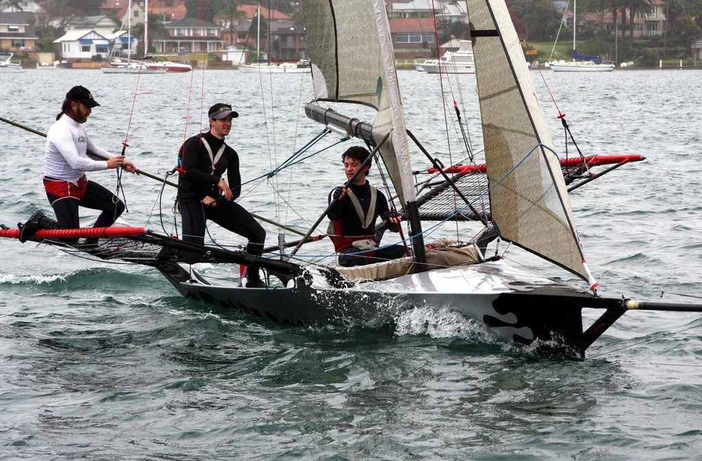 Forget the weather, its still fun - Heaven Can Wait One Lap Dash and 24hr race photo copyright Sail-World.com /AUS http://www.sail-world.com taken at  and featuring the  class