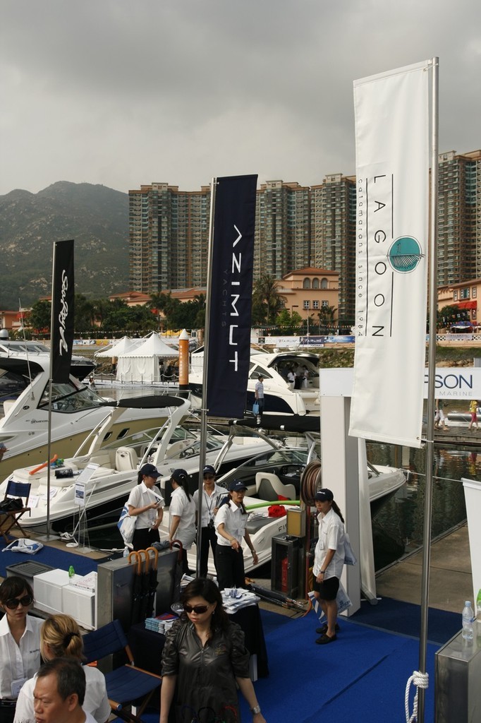 Plenty of well-known marques at the Gold Coast Boat Show 2008, Hong Kong  © Guy Nowell http://www.guynowell.com