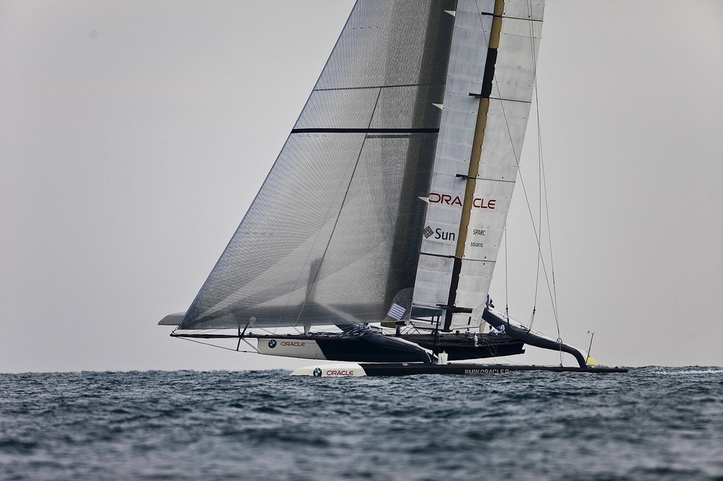 Race 1, 33rd America’s Cup, Valencia © BMW Oracle Racing: Guilain Grenier - copyright http://www.oracleracing.com