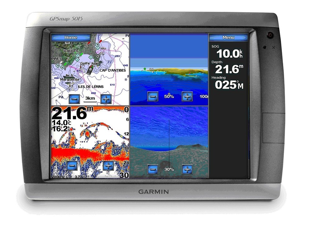 Garmin’s latest release - the GPSMAP 5015, its largest network plotter display to date. photo copyright MIAA taken at  and featuring the  class