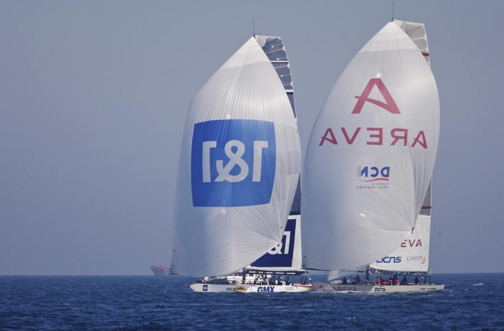 German Team was defeated by Areva Challenge - Round Robin 2 Louis Vuitton Cup - photo © Richard Walch 