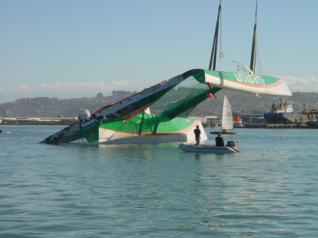 And down she comes photo copyright Martin Balch taken at  and featuring the  class