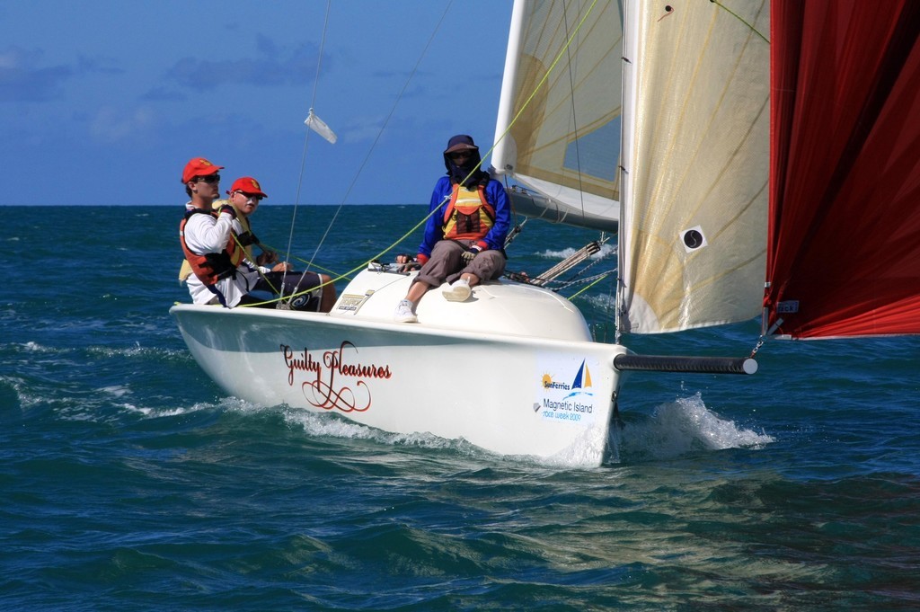Guilty Pleasures - Leon Thomas' T7 Sports Boat from Townsville. Sunferries Magnetic Island Race Week Day 2 photo copyright Sail-World.com /AUS http://www.sail-world.com taken at  and featuring the  class