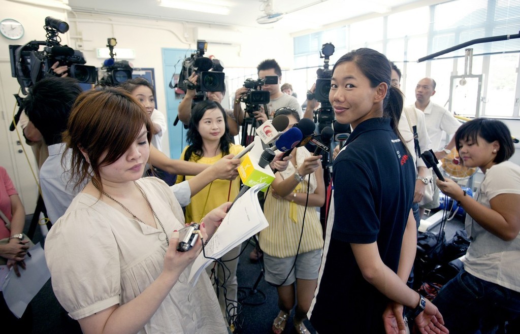 Chan Wai Kei, WAHK Press Conference 18 July 08.  © Guy Nowell http://www.guynowell.com