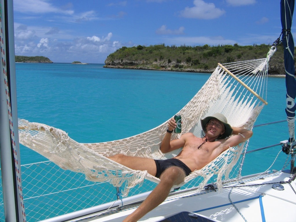 The hard life of a liveaboard! © International Marine Brokers New Zealand www.internationalmarine.co.nz