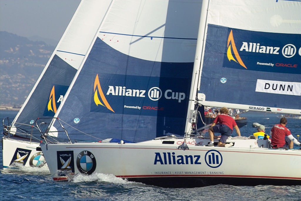 Cameron Dunn sailing on Day 3 of 2006 Allianz Cup photo copyright Chuck Lantz http://www.ChuckLantz.com taken at  and featuring the  class