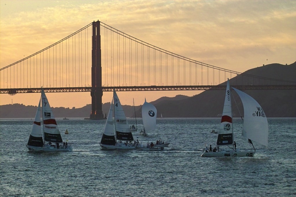 San Francisco Bay provided a spectacular backdrop for the 2006 Allianz Cup © Chuck Lantz http://www.ChuckLantz.com