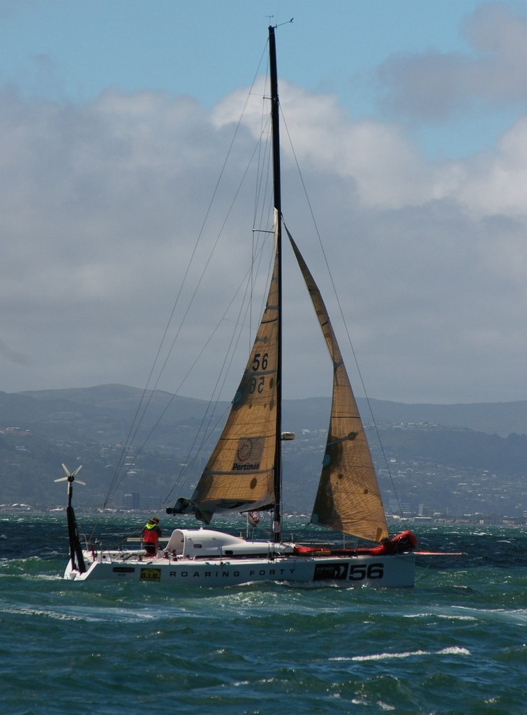 The only single handed entry remaining, 'Roaring Forty' photo copyright Jim Bolland www.auldmug.com taken at  and featuring the  class