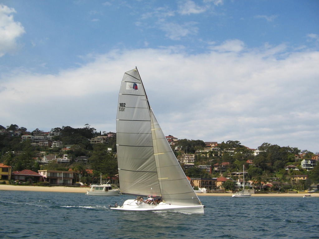 <b>On this sail, GPS speeds of 7.65 knots were recorded upwind in 8 knots true with the keel canted.</b> © Sports 8