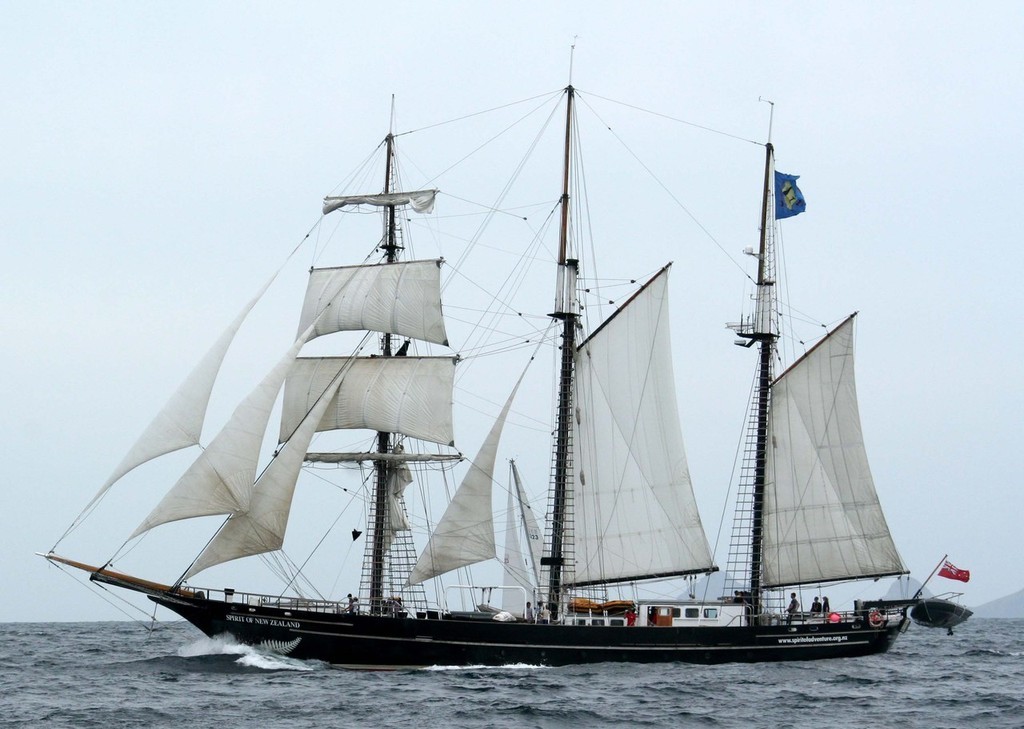 Spirit of New Zealand - Tall Ships and Classic Invitational Race © Steve Western www.kingfishercharters.co.nz