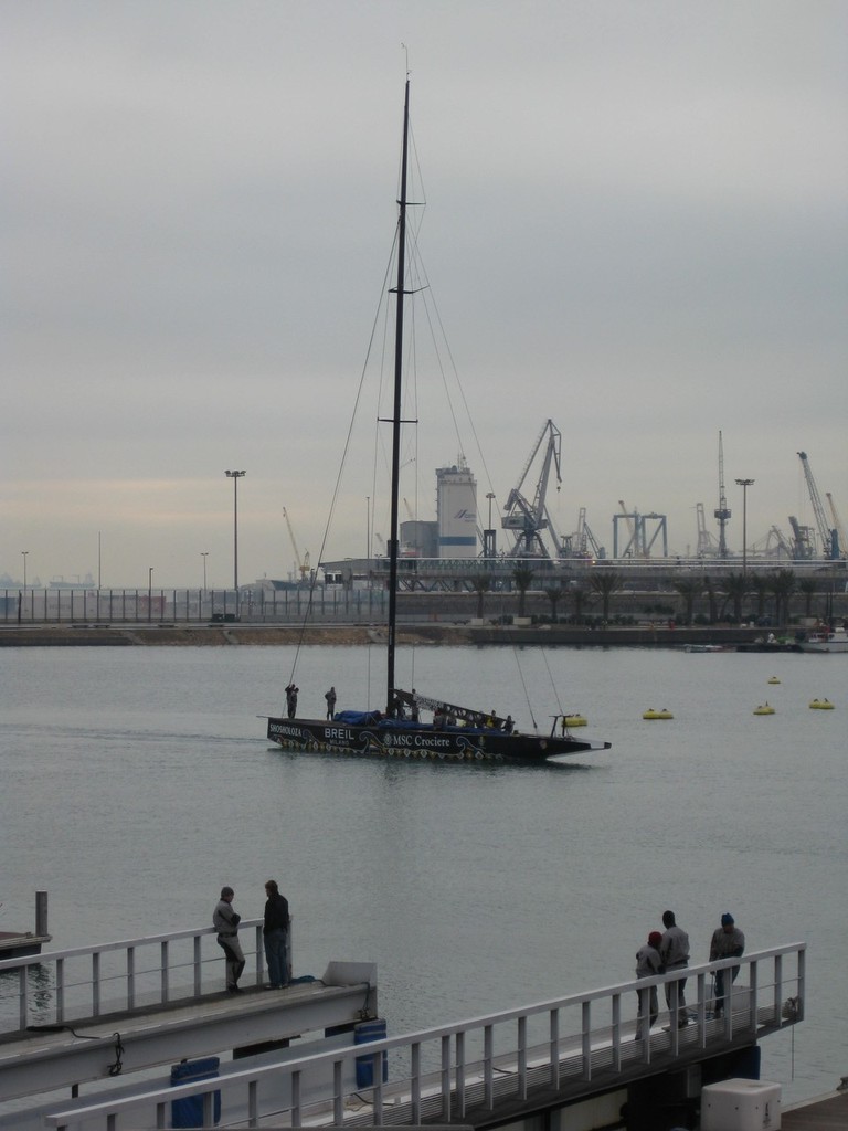 Shosholoza leaves the dock in cold Valencia photo copyright Event Media taken at  and featuring the  class
