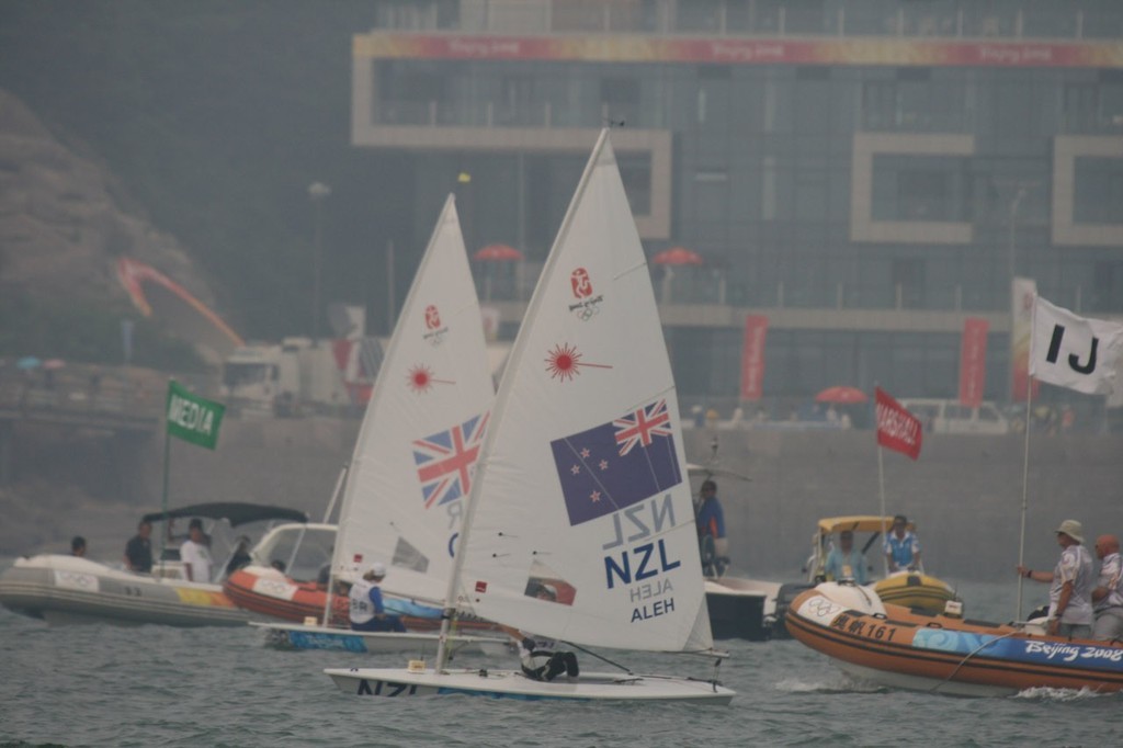 Jo Aleh Medal Race 2008 Olympics © Richard Gladwell www.photosport.co.nz
