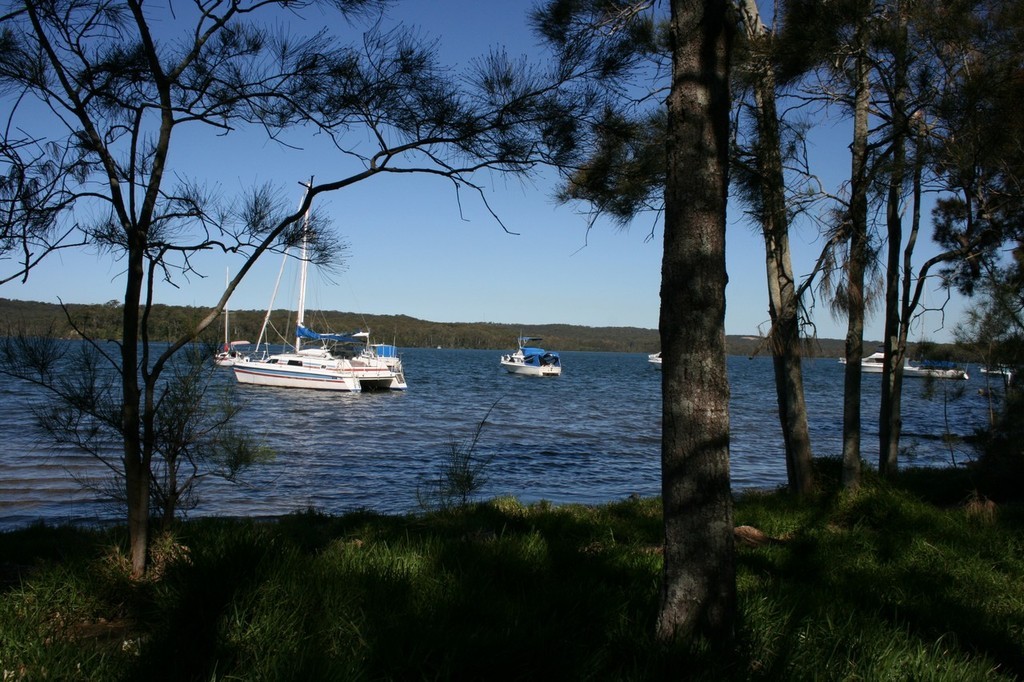 Lake Macquarie seen from the shore at Gwandalan photo copyright Helen Hopcroft taken at  and featuring the  class