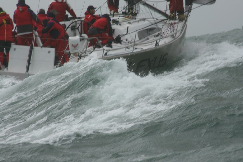 Lexus warming up for the start - Adelaide Pt Lincoln Race 2008 © Maggie Joyce - Mariner Boating Holidays http://www.marinerboating.com.au