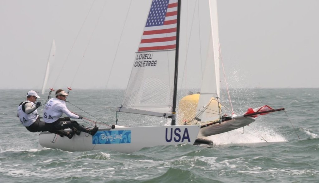 John Lovell and Charlie Ogletree (USA) Tornado 2008 Olympic Regatta © Richard Gladwell www.photosport.co.nz