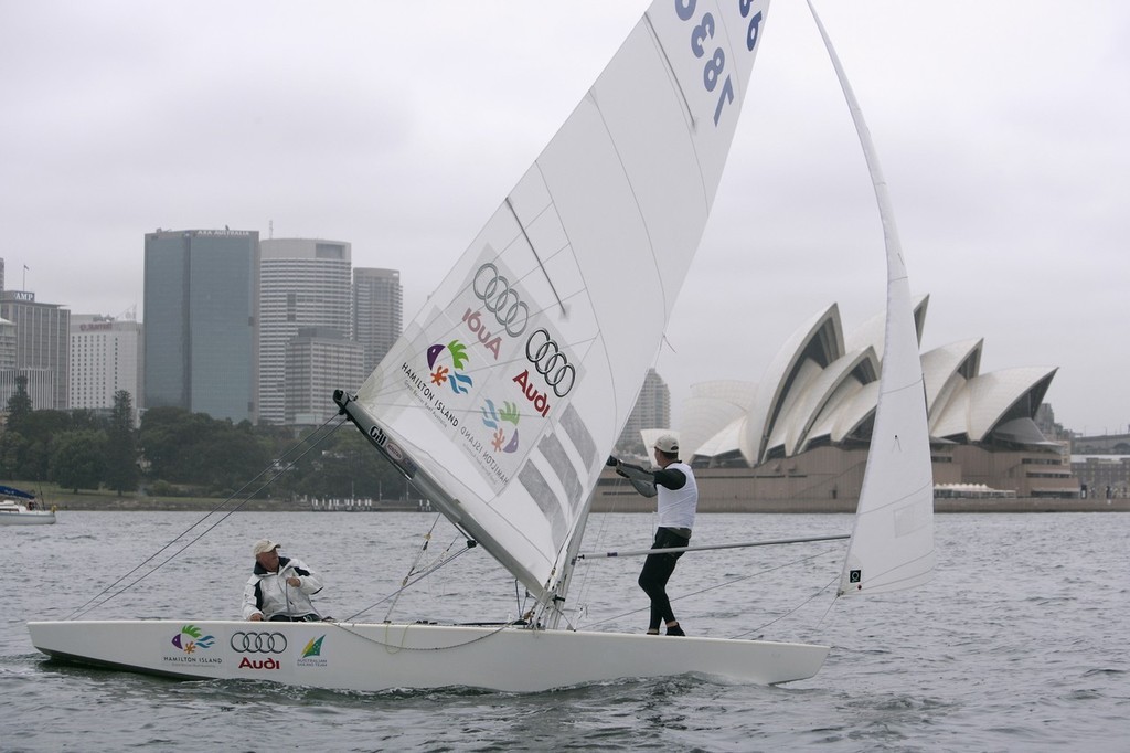 With team mate, Andrew Palfrey, Murray came in 14th place in Beijing. photo copyright MIAA taken at  and featuring the  class