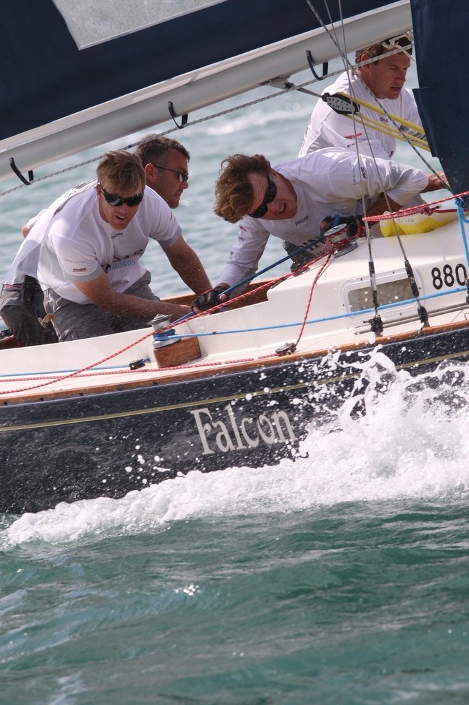 Ian Williams (GBR) and his Team Pindar crew put in a sterling team effort at The Bermuda Gold Cup 2008 - King Edward VII Gold Cup photo copyright WMRT http://www.worldmatchracingtour.com taken at  and featuring the  class