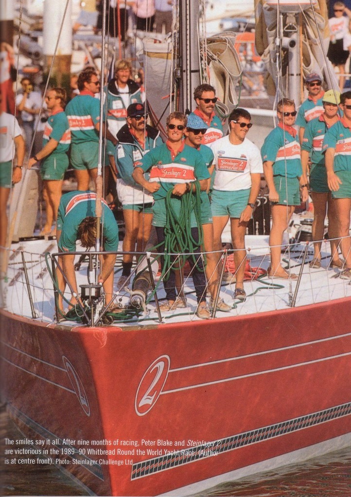 Steinlager II wins all six legs of the 1989/90 Whitbread race. © SW