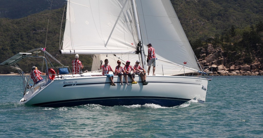 Instant Karma crew enjoying the day - Sunferries Magnetic Island Race Week Day 2  
 photo copyright Sail-World.com /AUS http://www.sail-world.com taken at  and featuring the  class