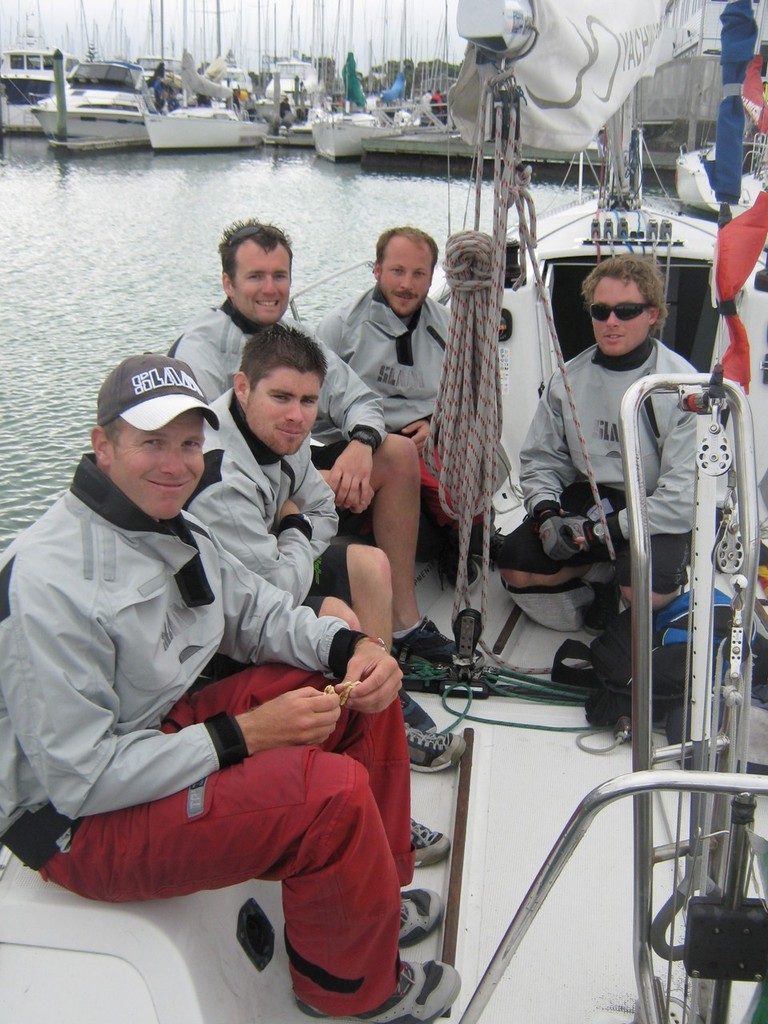 Laurie Jury and crew Telecom 2009 NZ Match Racing Championship winners photo copyright RNZYS Media taken at  and featuring the  class