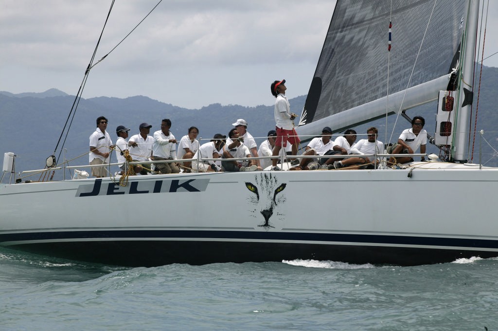 Jelik stretches here 76' legs, KSR 07 photo copyright Guy Nowell http://www.guynowell.com taken at  and featuring the  class