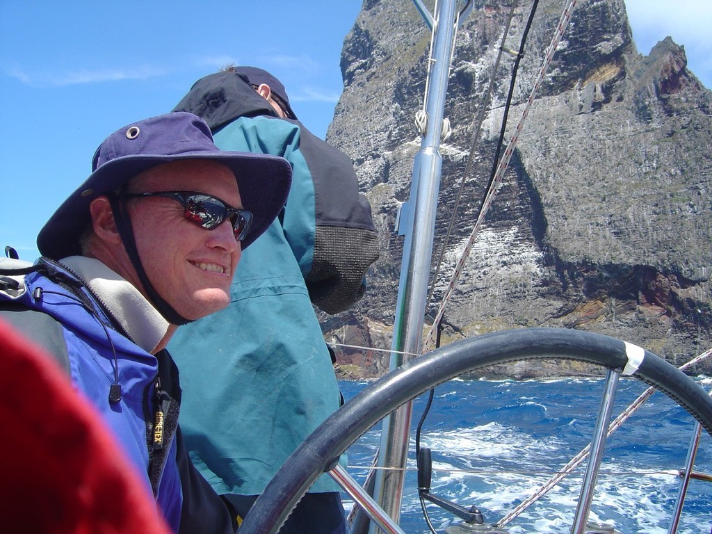 Approaching Balls Pyramid on cruise home - Hempel Gosford to Lord Howe race photo copyright Sean Kelly http://www.gosfordsailingclub.com.au taken at  and featuring the  class