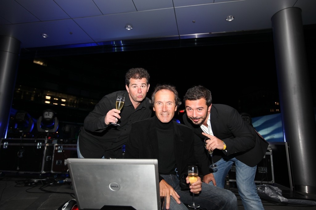French photographers Frank Socha, Gilles Martin-Raget and Guillaume Plisson created the multimedia show projected during the dinner. Photo: Luca Villata © Louis VuittonPacific Series www.louisvuitton-pacificseries.com