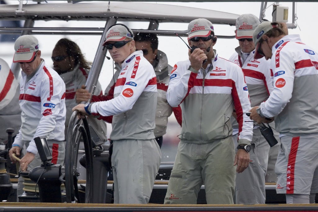 Louis Vuitton Cup - RR2 Luna Rossa ITA 94, James Spithill and Torben Grael © Luna Rossa Challenge /Bruno Cocozza 