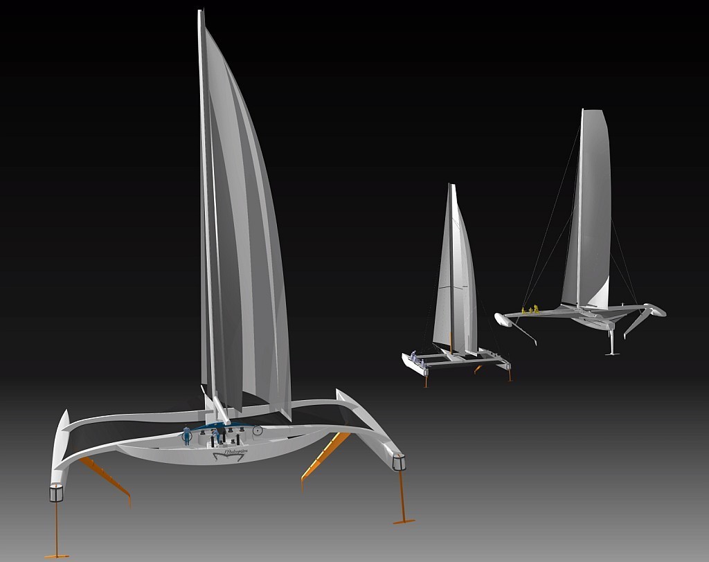 l’hydroptere development graphics. © l'hydroptere.ch http://www.hydroptere.com