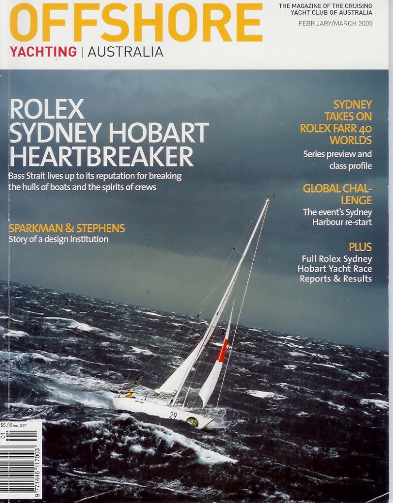 Offshore Magazine - Love & War on cover photo copyright SW taken at  and featuring the  class
