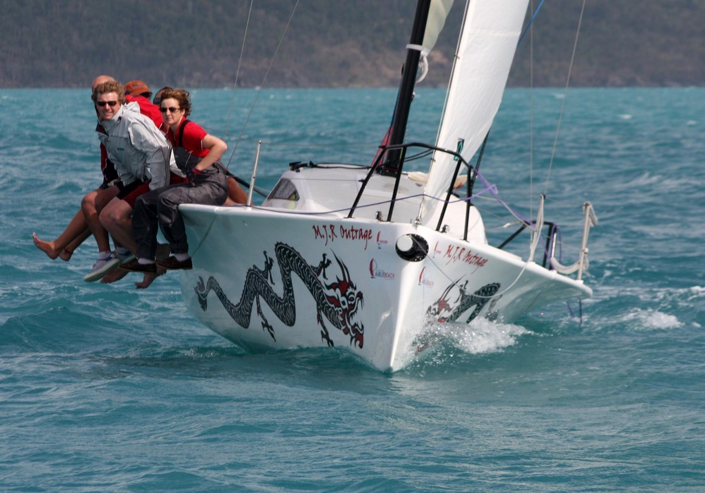 M.J.R. Outrage (Sports Boats). Day 5 Meridien Marinas Airlie Beach Race Week 2009  
 photo copyright Sail-World.com /AUS http://www.sail-world.com taken at  and featuring the  class