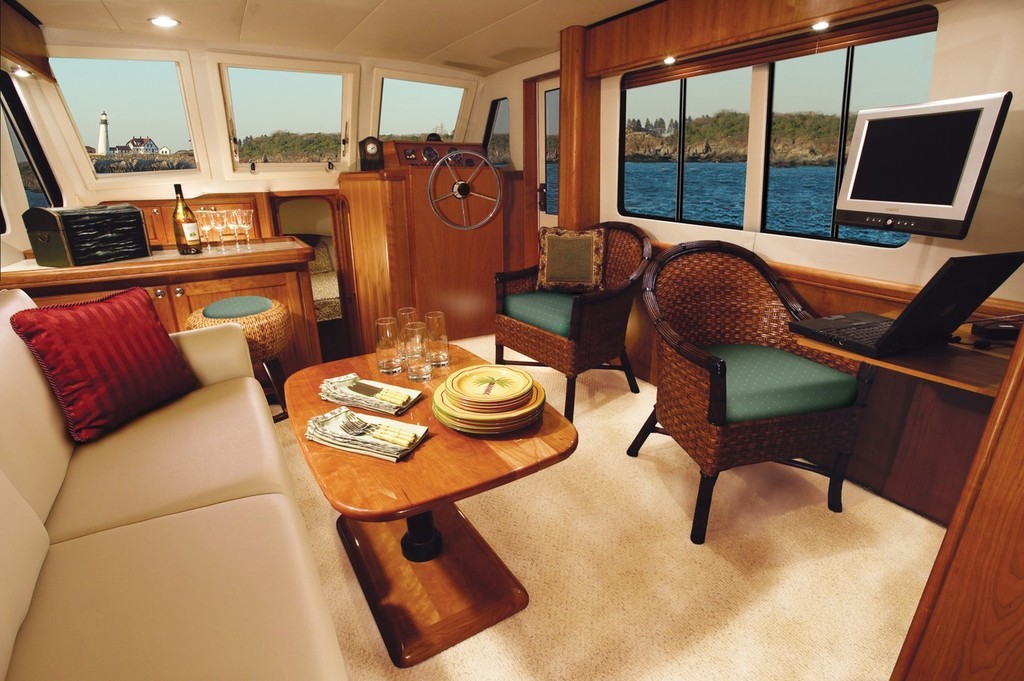 Mainship 34 Trawler saloon photo copyright Mainship http://www.mainship.com.au taken at  and featuring the  class