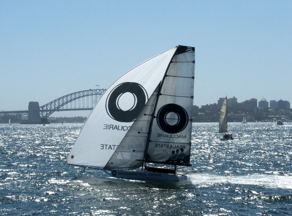 Macquarie Real Estate on Sydney Harbour photo copyright Vicsail - copyright http://www.vicsail.com taken at  and featuring the  class