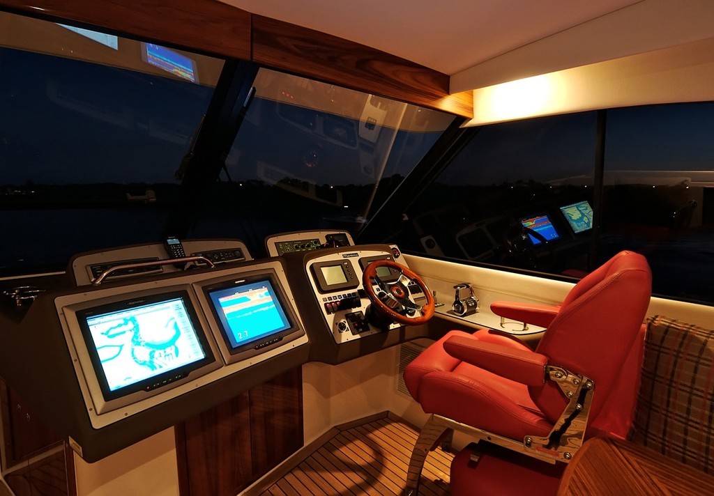 Maritimo 550 control central photo copyright Maritimo . http://www.maritimo.com.au taken at  and featuring the  class