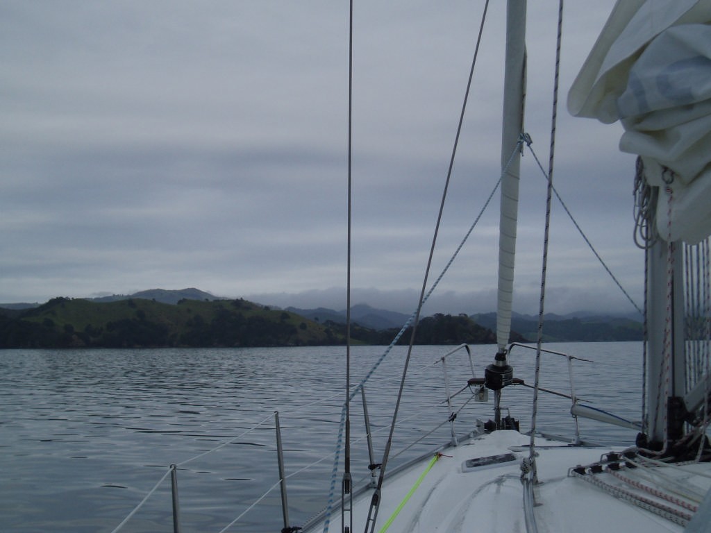 Morning view at anchor in Mimiwhangata photo copyright Jane Pares - IMB taken at  and featuring the  class