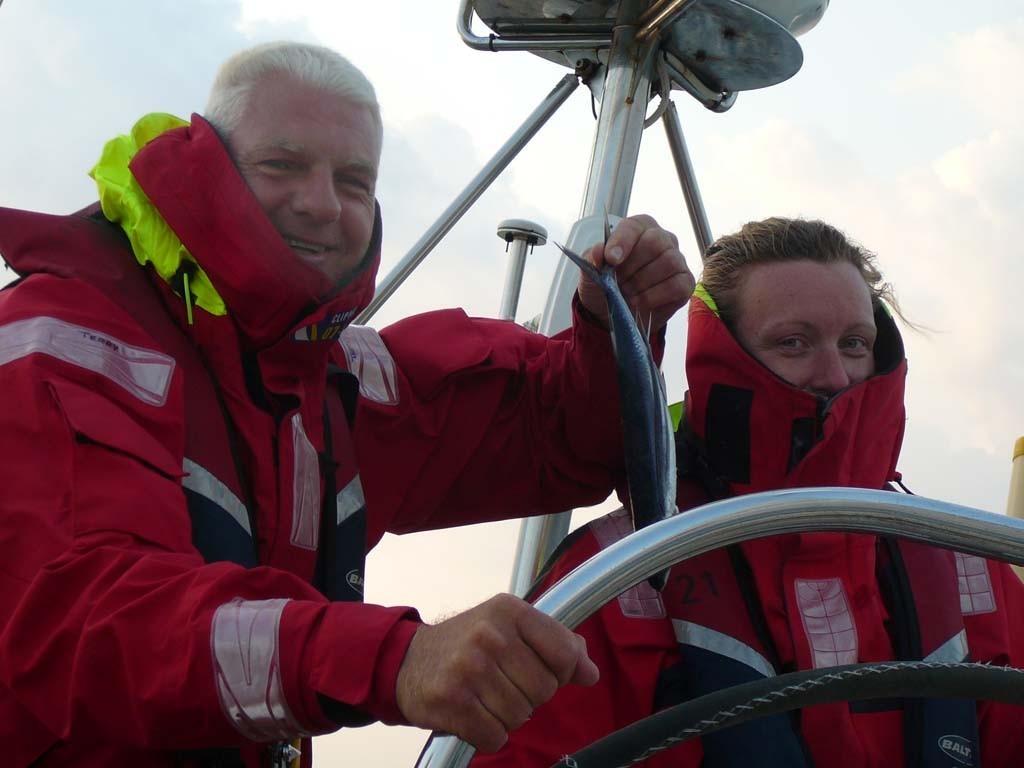 Crew from Nova Scotia doing a bit of fishing?  - Clipper 07-08 © Clipper Ventures PLC . http://www.clipperroundtheworld.com