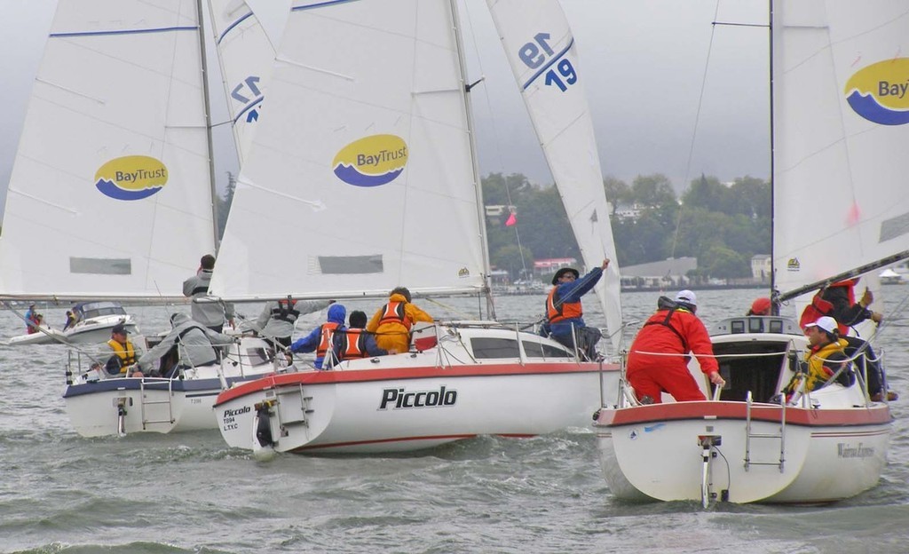 Japan, New Zealand and Canada in the B3 event, Day 2 IFDS World Blind sailing Championships, Rotorua © David Staley - copyright