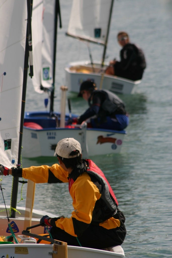 All balance and concentration downwind in the 2007 Toyota Optimist National Championships, Napier Sailing Club photo copyright Mike Smith taken at  and featuring the  class
