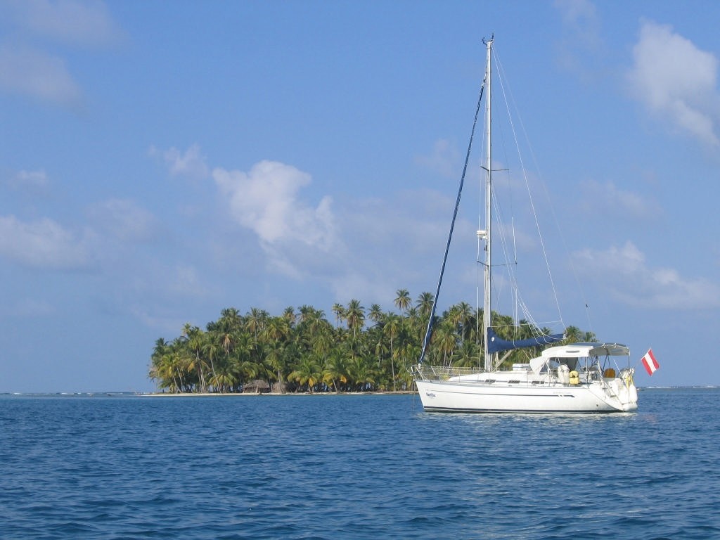 Nautilis, Bavaria 36, anchored at San Blas islands © International Marine Brokers New Zealand www.internationalmarine.co.nz