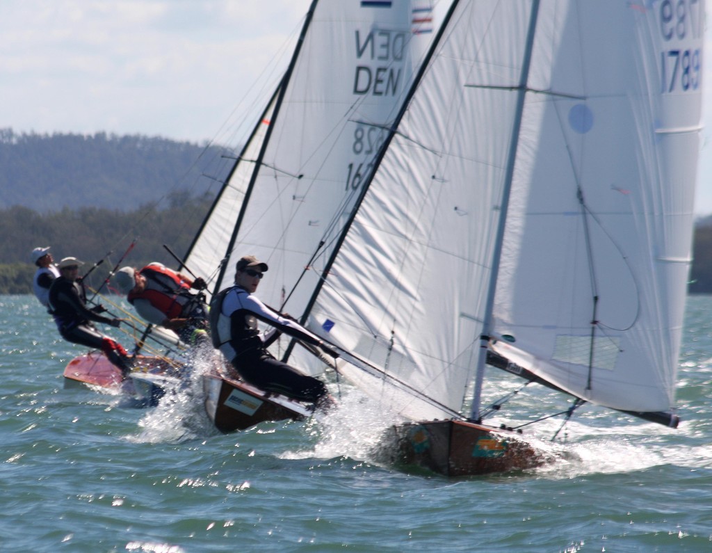 Now thats close racing - Day 2 Contenders Worlds photo copyright Contender Worlds 2010 http://www.contenderworlds2010.com taken at  and featuring the  class