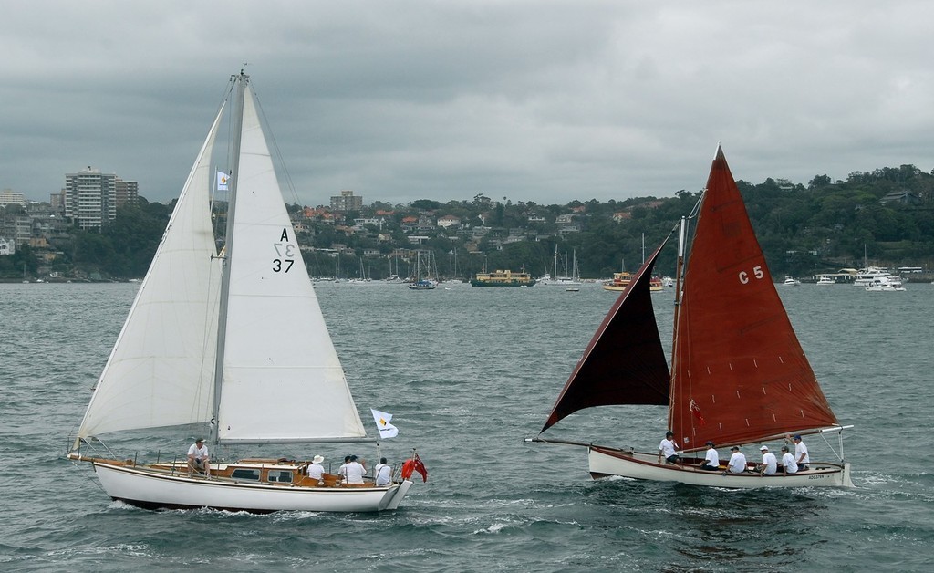 Australia Day Regatta - Warana and Tio Hia © John Jeremy http://www.sasc.com.au