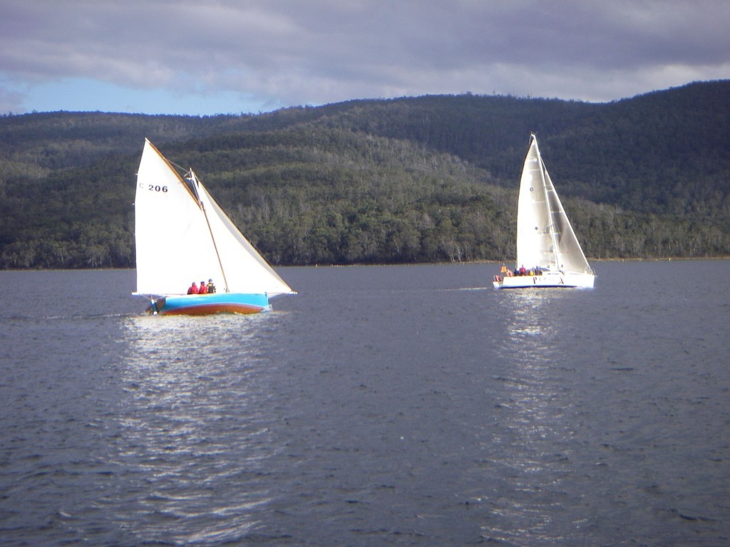 The Old and the New. Regatta winner Planet X in front of cruising division competitor Vernon Powell’s couta boat My Girl ©  Andrea Francolini Photography http://www.afrancolini.com/