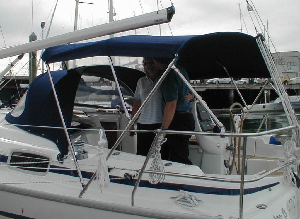 On board at last! - International Marine Brokers photo copyright International Marine Brokers New Zealand www.internationalmarine.co.nz taken at  and featuring the  class