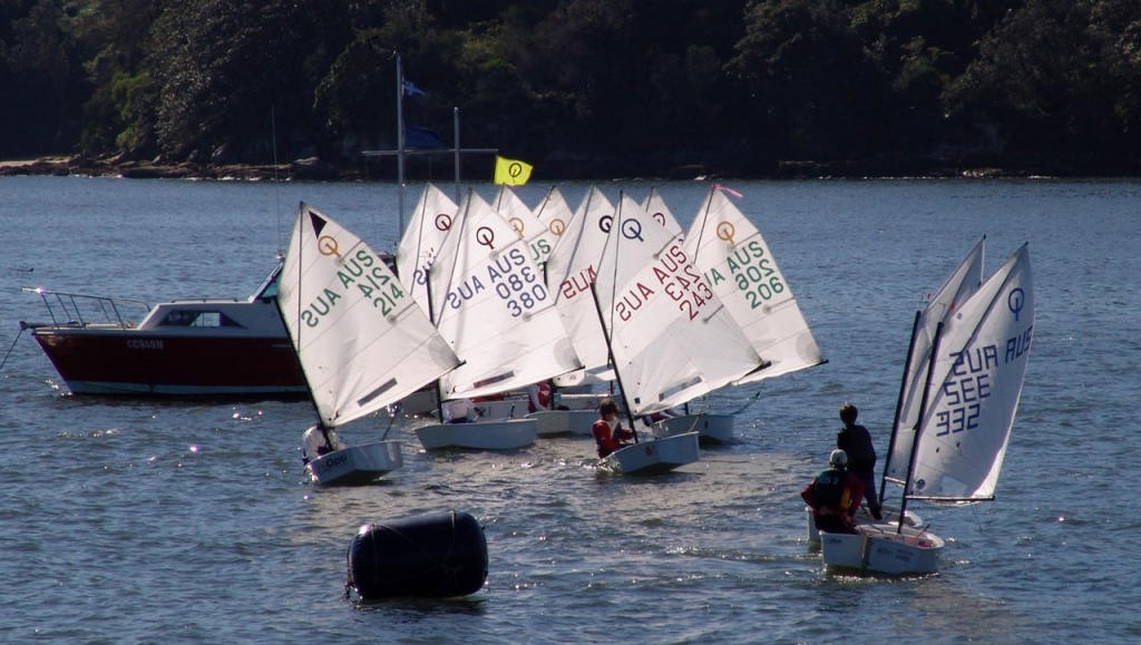 Optis racing at the OziOpti Optimist Mid Winter Championship photo copyright OziOpti taken at  and featuring the  class