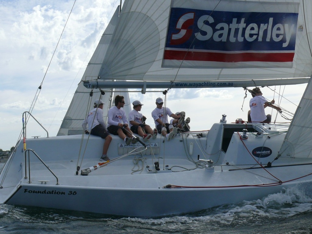 Kiwi Adam Minoprio from the Royal New Zealand Yacht Squadron, a past winner of the Warren Jones Youth Regatta and runner up this time © John Roberson 